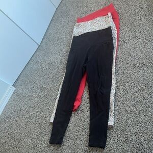 3x Prana Becksa Pocket Legging 7/8 LOT Prana size Large good used condition